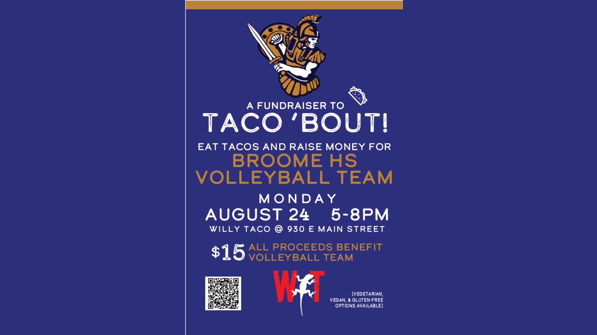Slide 0 - Willy Taco Fundraiser