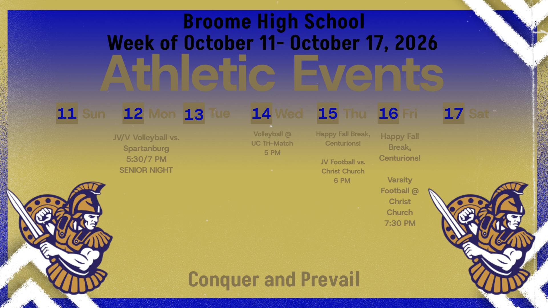 Slide 0 - Broome Athletics Weekly 