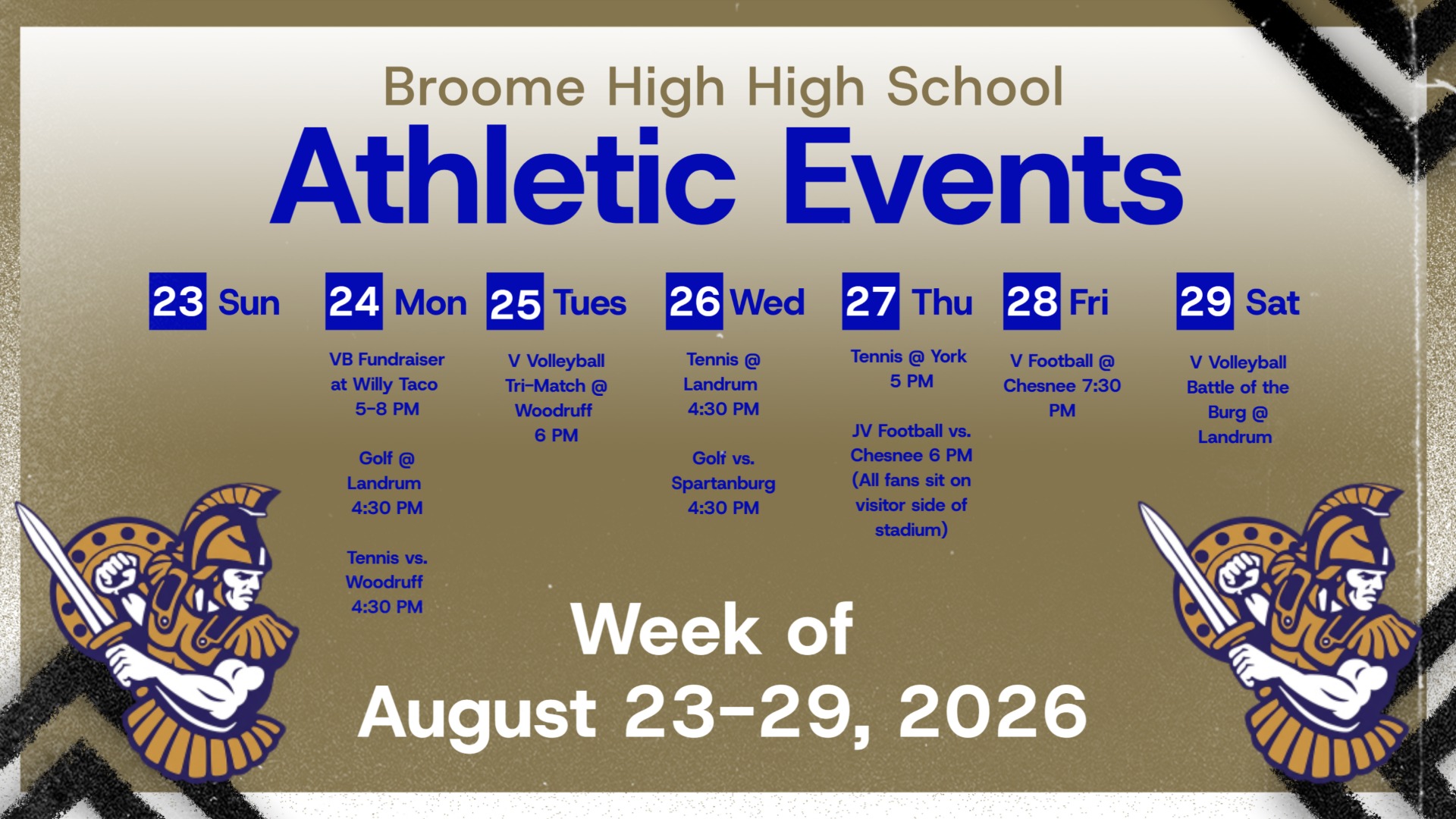 Slide 0 - This Week at Broome High School