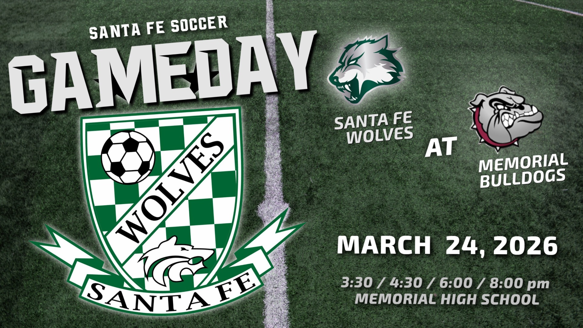 Boys and Girls Soccer play at Ed. Memorial tonight!