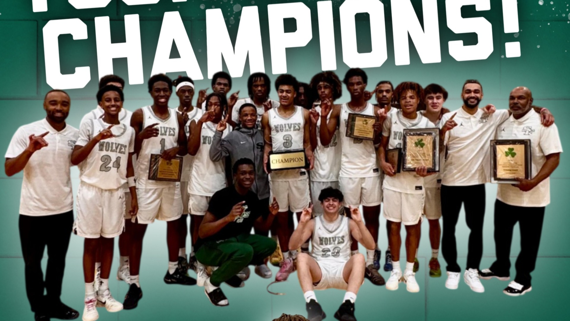 Slide 5 - Boys win the McGuinness Tournament this past weekend!