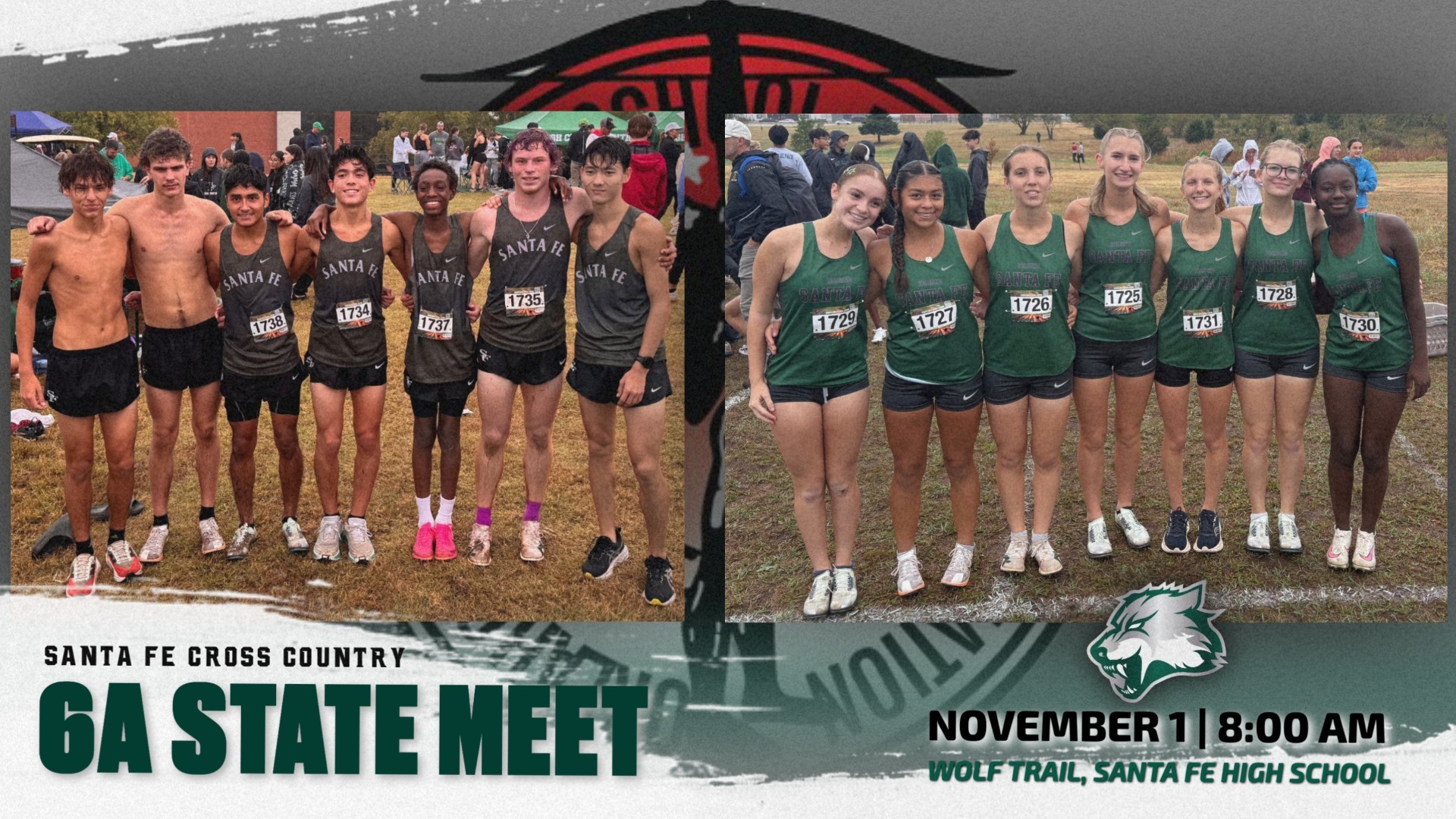 6A Cross Country meet is this Saturday Nov 1.