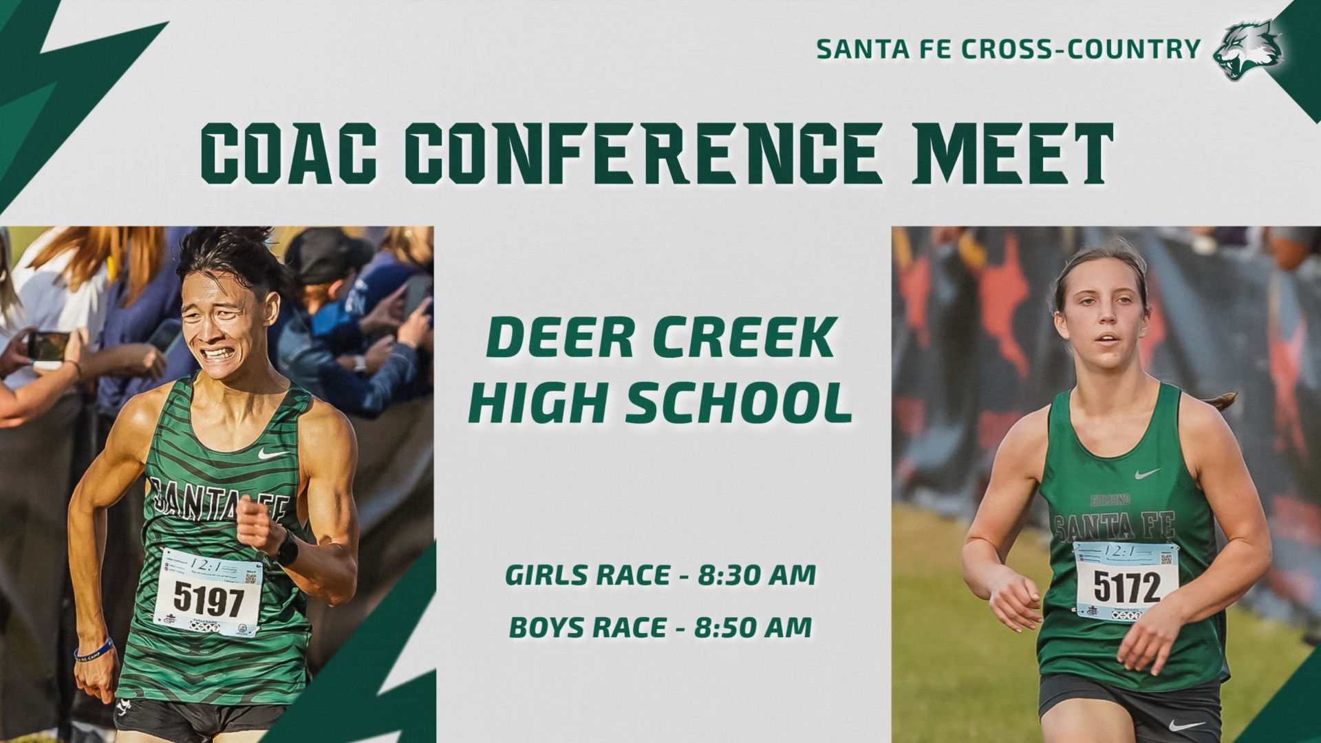 COAC Conference Cross-Country meet is Tuesday, OCt. 14.