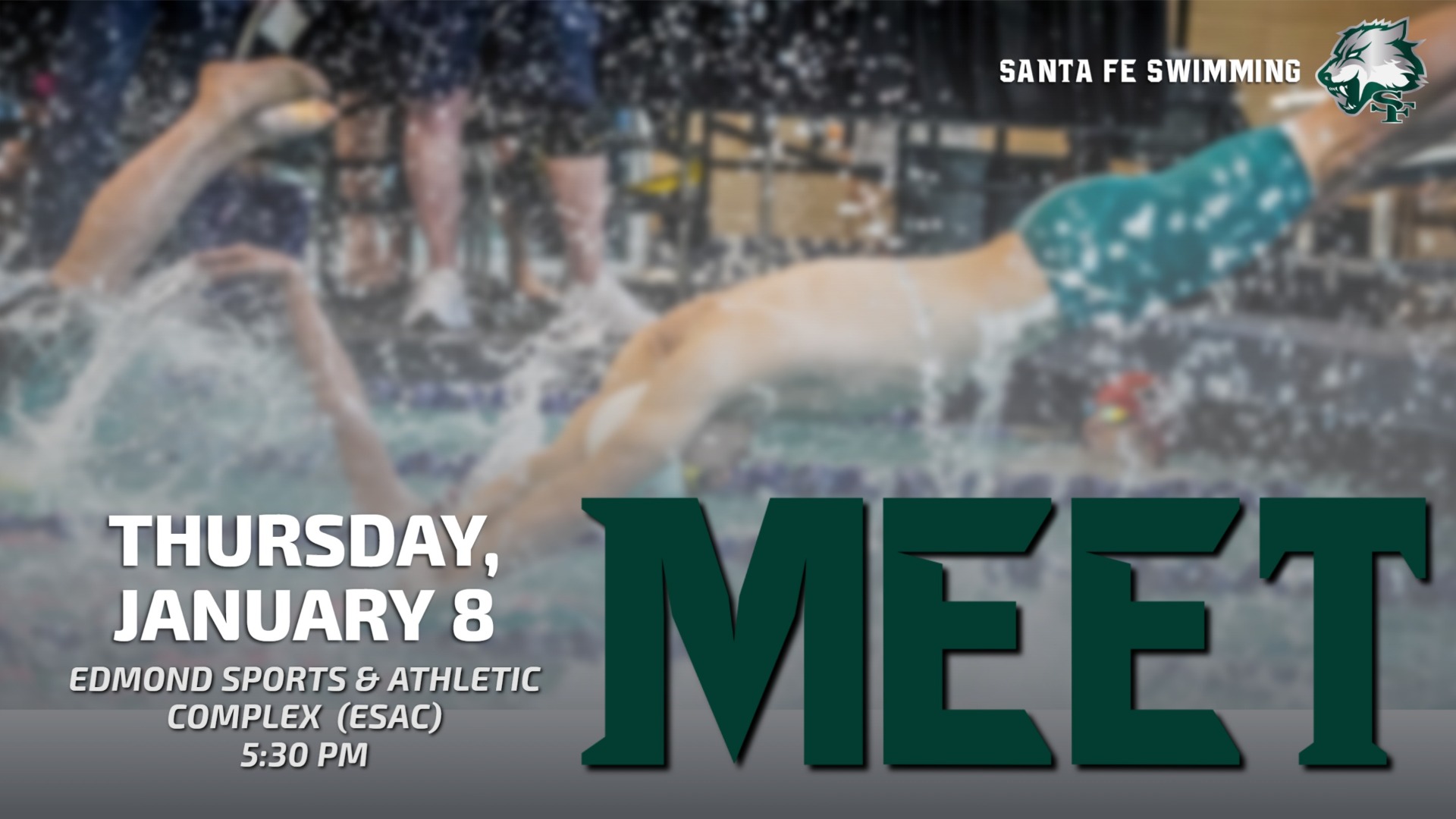 Swim meet Thursday January 8th at 5:30 pm at ESAC