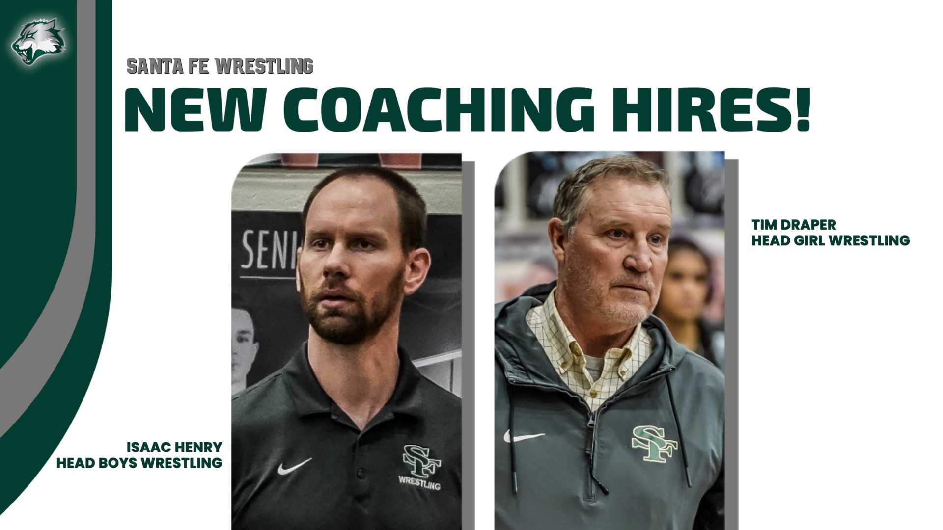 2 Head Coaches names to lead wrestling programs!