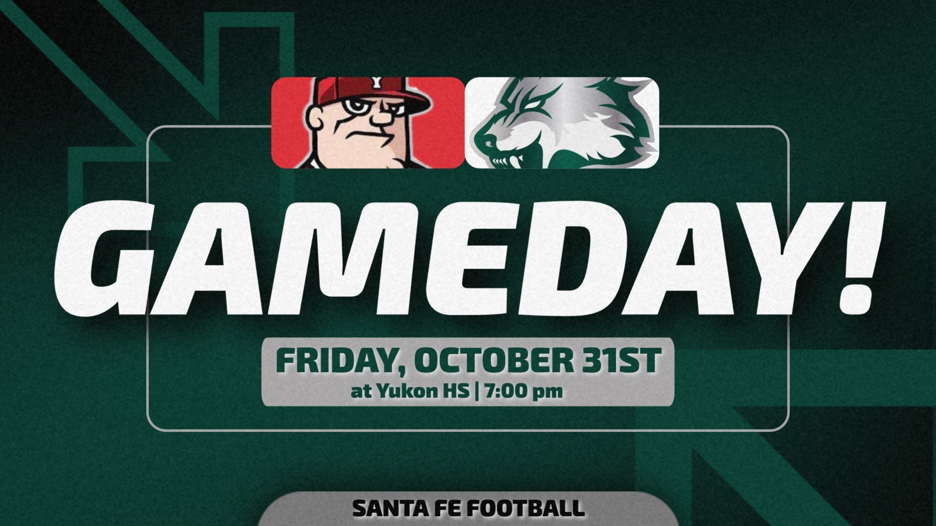 Football is at Yukon this Friday night!