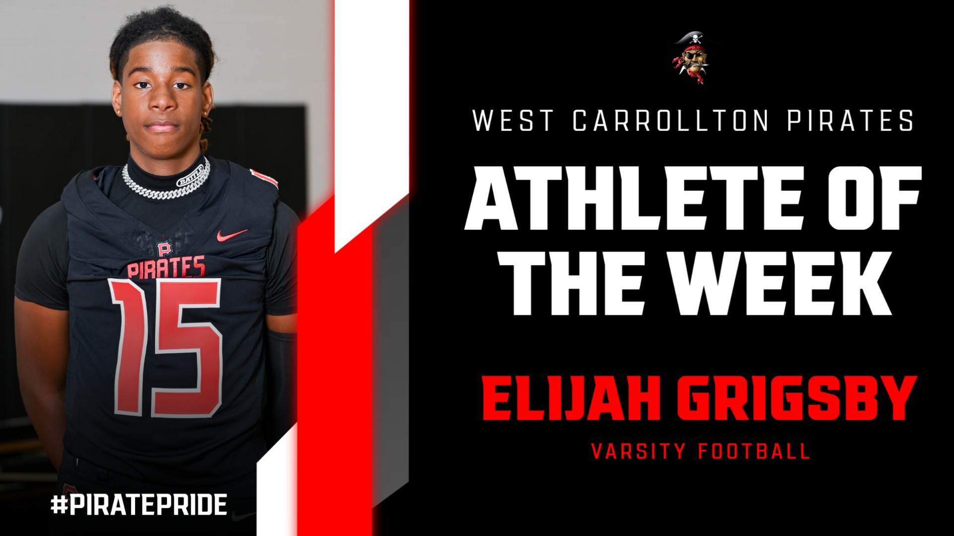 Slide 2 - 10/19 - Athlete of the Week