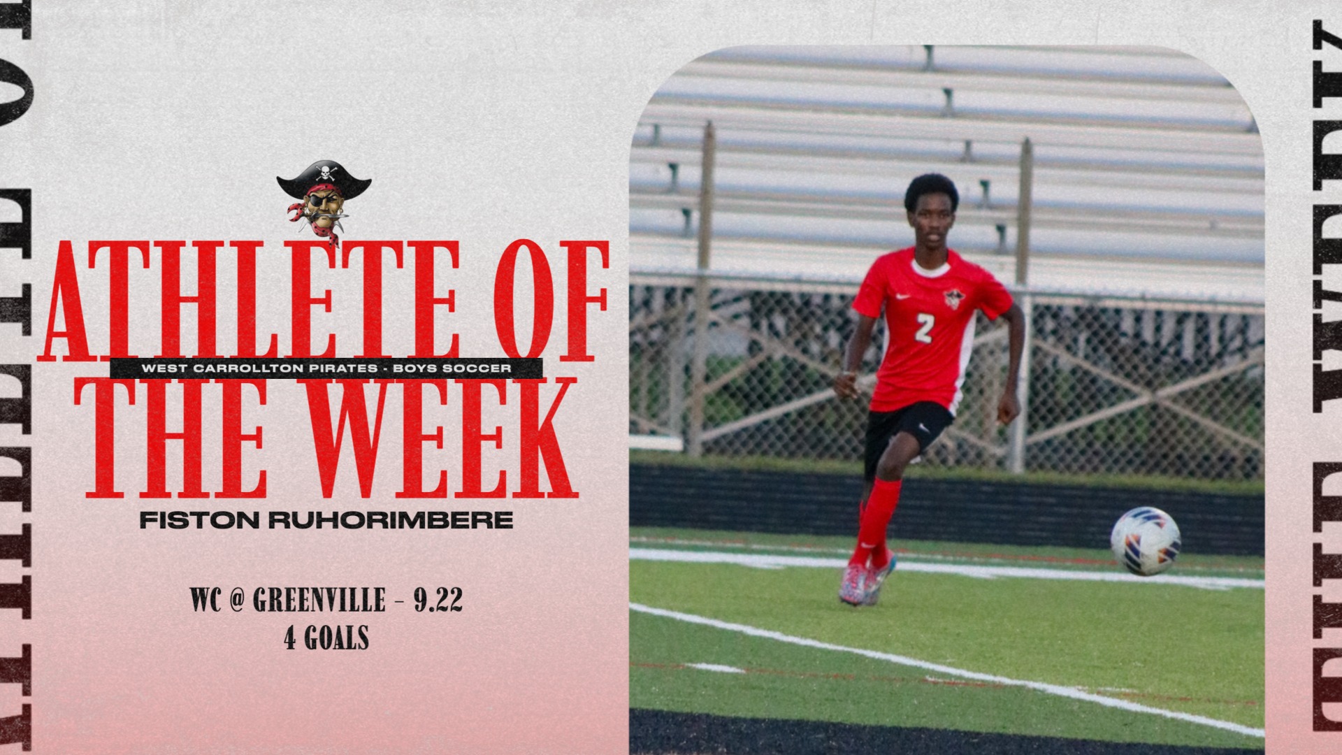 Slide 0 - 9/28 - Athlete of the Week