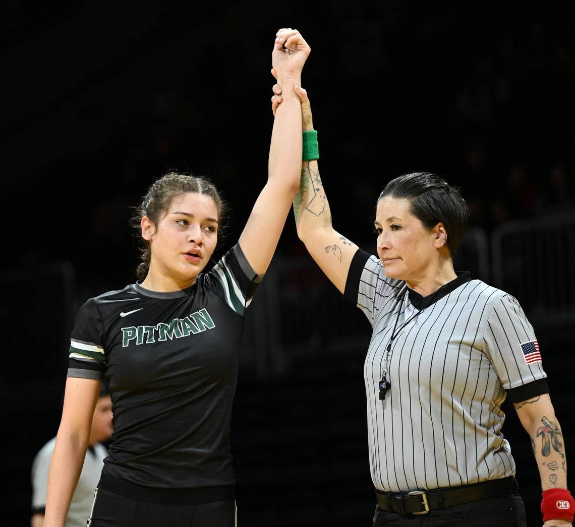 ‘A special talent’: How Pitman’s Baya Austin repeated as a wrestling state champion   News Story Image 