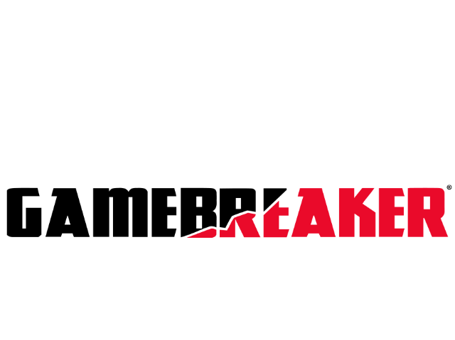 Gamebreaker logo with link to https://gamebreaker.com/